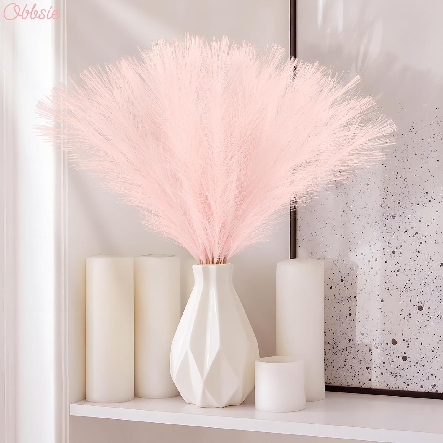 Artificial Pink Pampas Grass Flowers – 150pcs