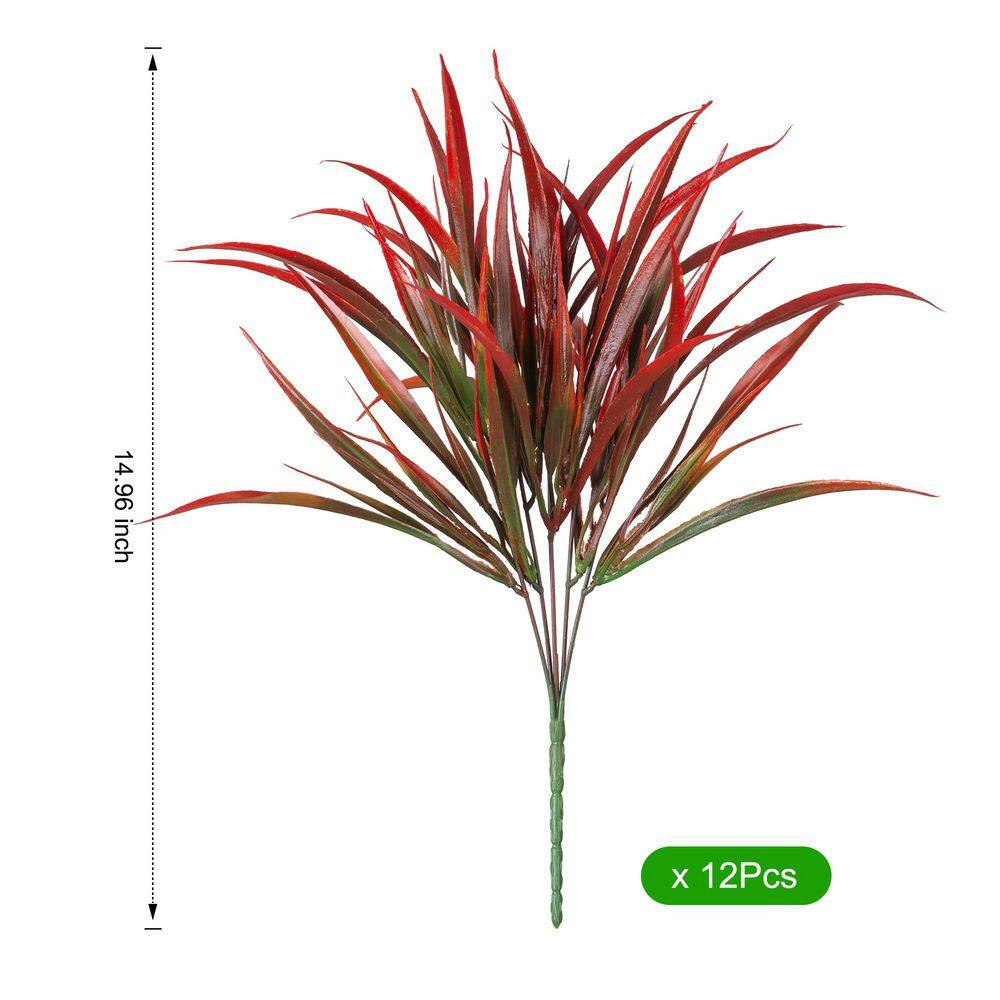 1 In. 12-Pack Mini Bohemian Dried Flower Bouquet Natural Pampas Grass Artificial