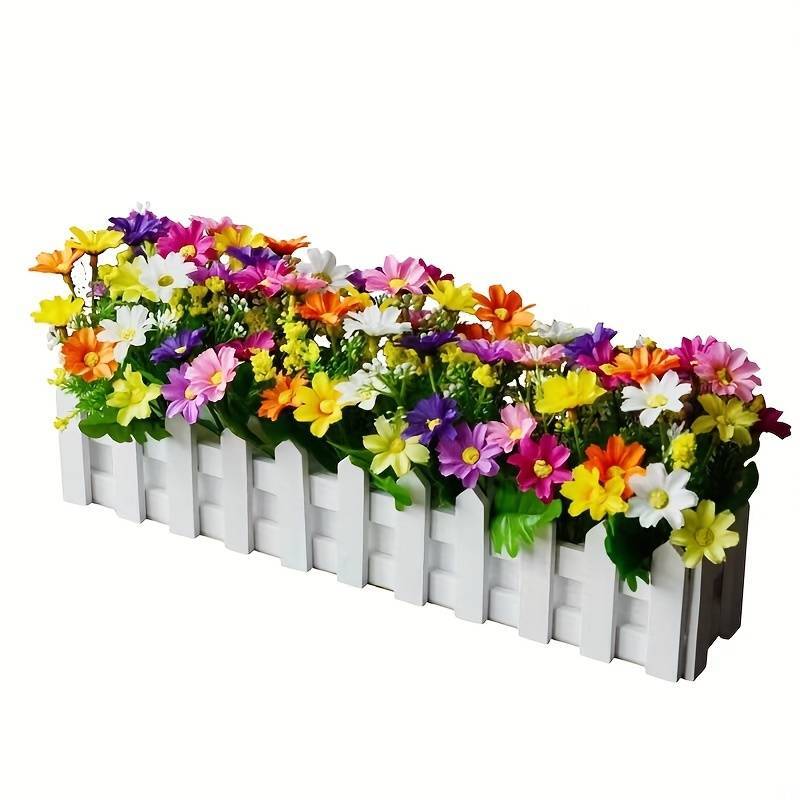 US 4/10pcs Artificial Daisy Improve Home Style Faux Flower Decorate Garden Gifts