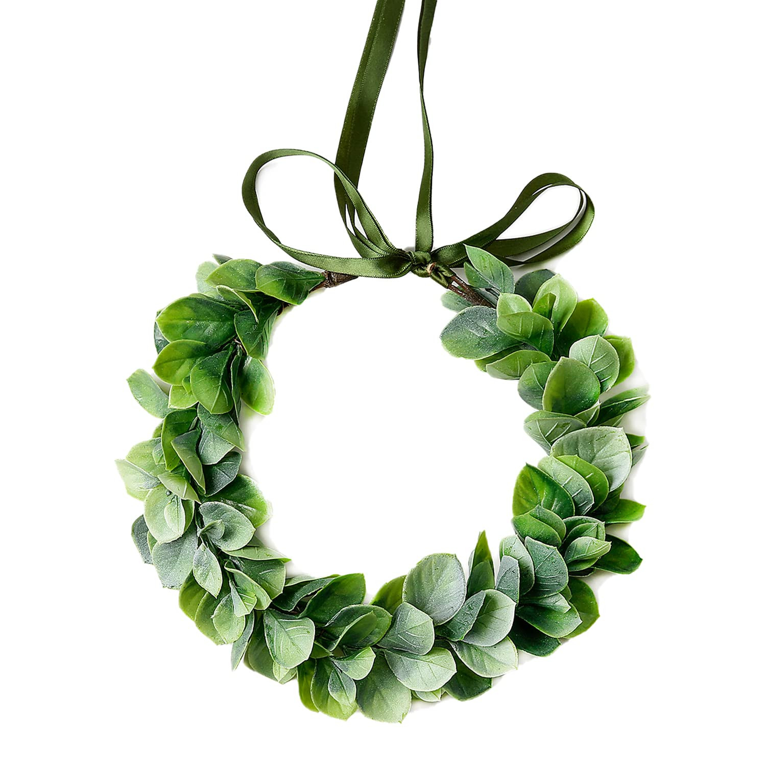Artificial Green Leaf Crown Eucalyptus Flower Wreath Women Girls Bohemian Headpi