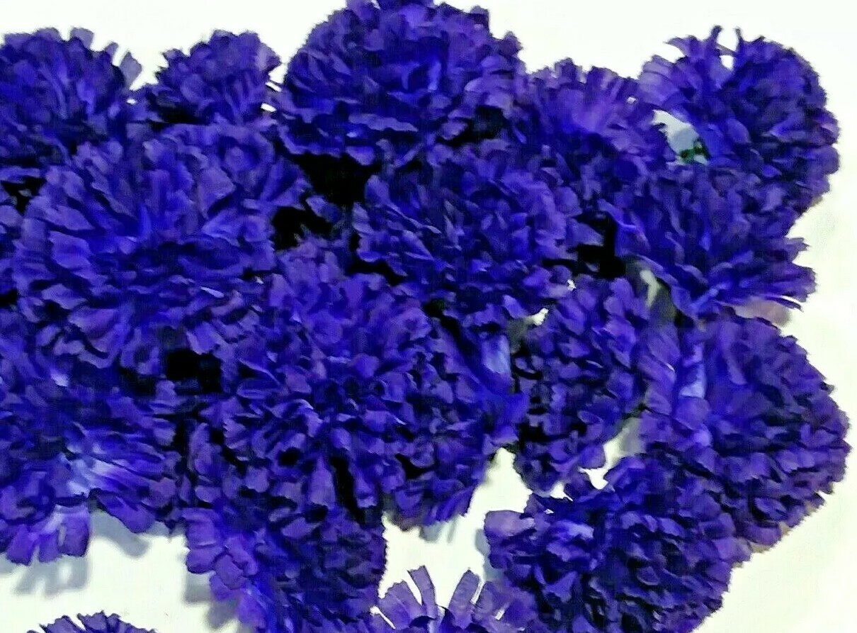 (14 pcs) Purple Carnation 3.5″ Blooms Silk Flower Home Outdoor Decor USA BP2142