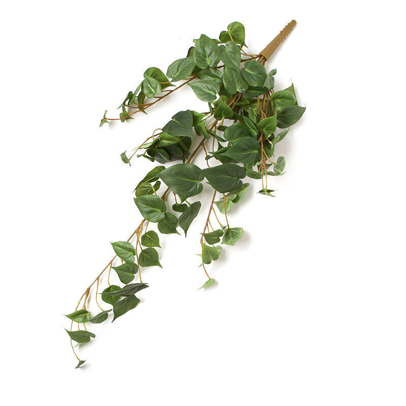 Hanging Artificial Philodendron Bush