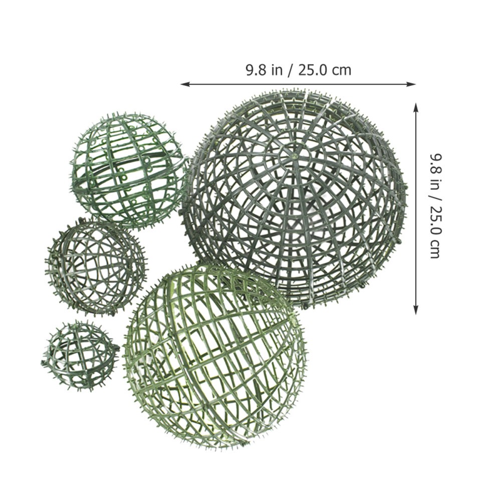 5 Pcs Flower Arrangement Ball Inner Liner Plant Support Frame Cage