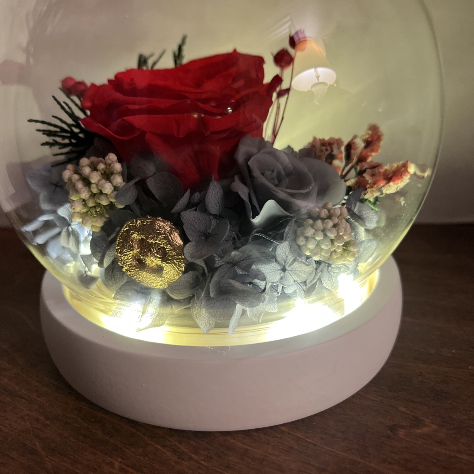 Light Up Fresh Preserved Roses