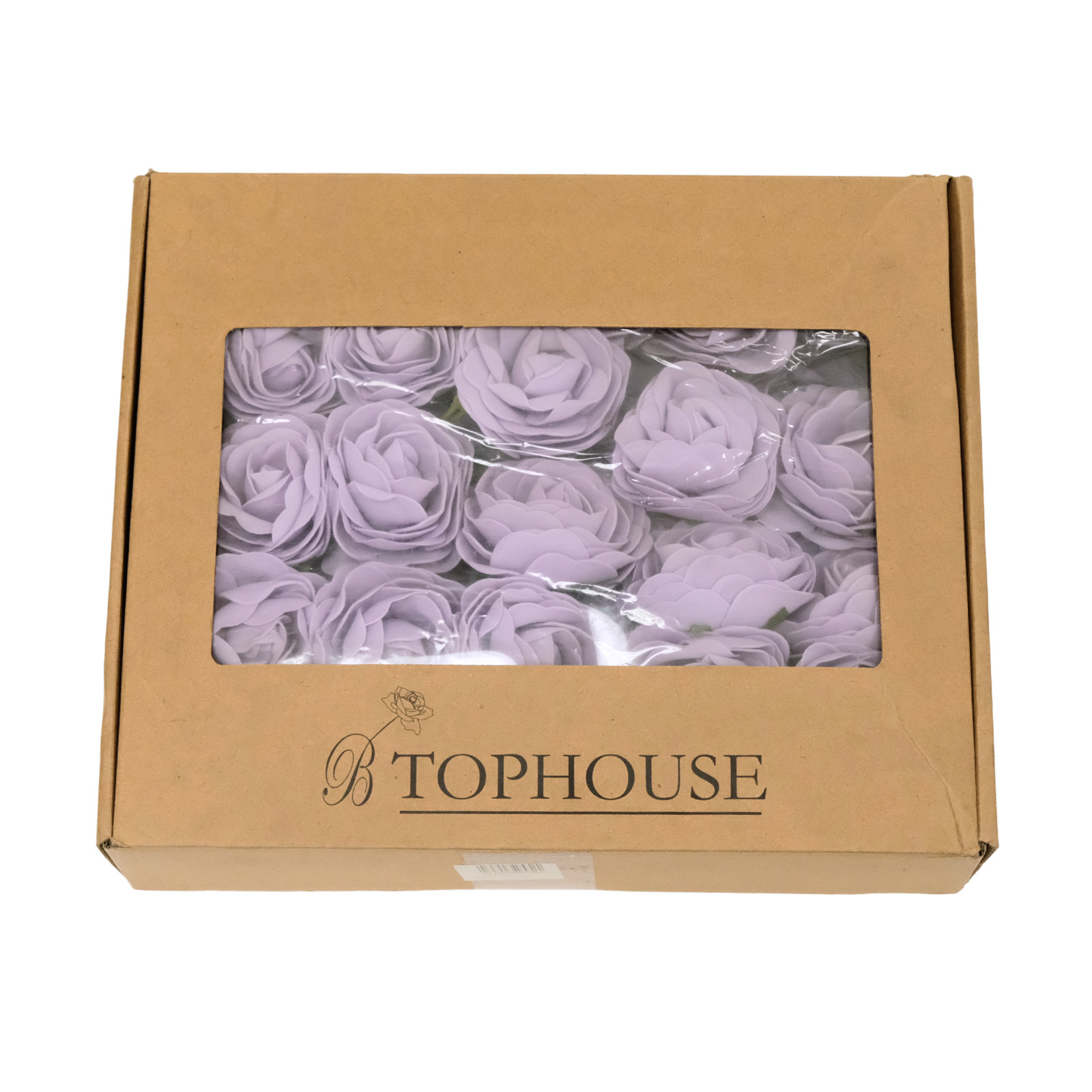 Tophouse Artificial Roses Lilac Color Lot of 40 Fake Roses DIY Bouquets