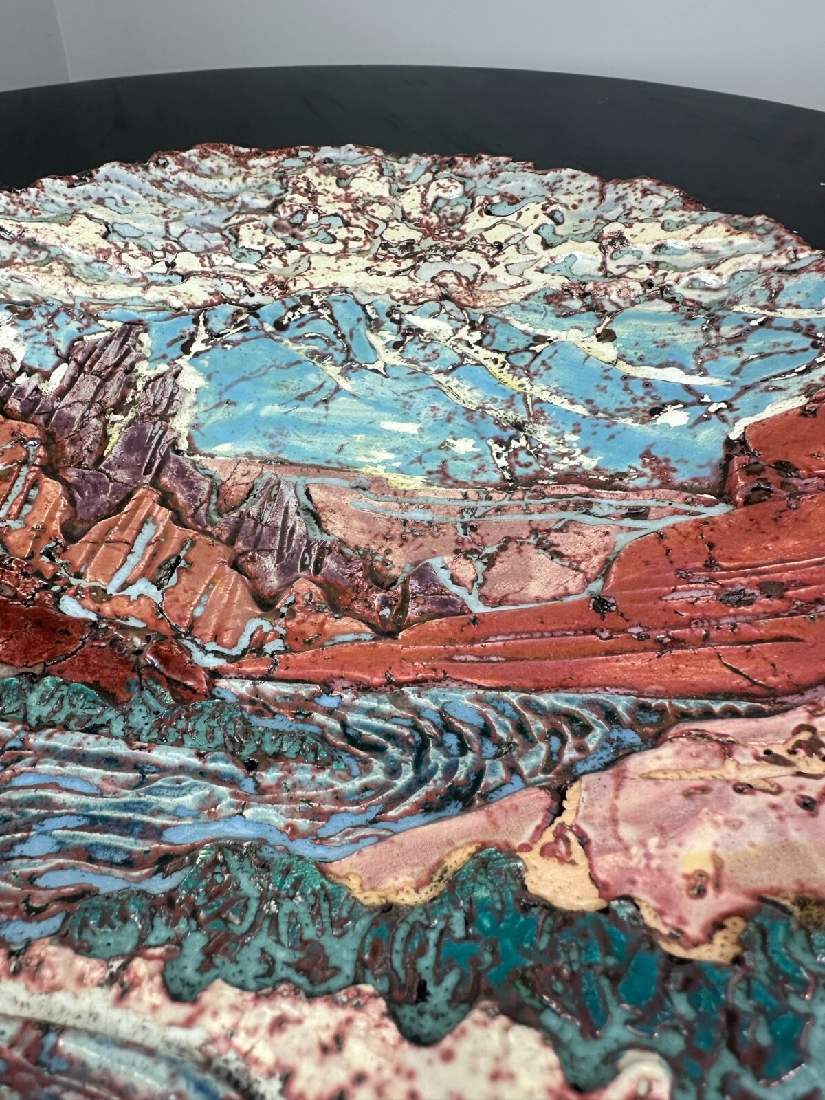 Handmade Wedding/Engagement Present Centerpiece Bowl Gift Nature Landscape Art