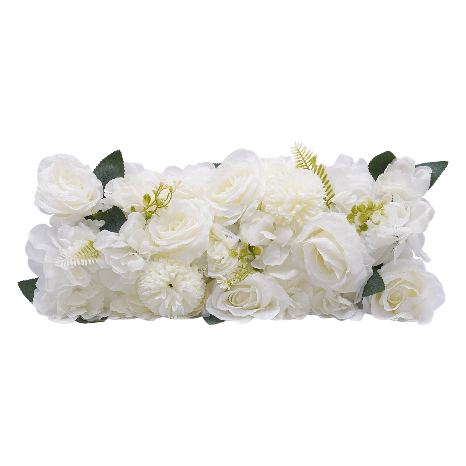 10* White Wedding Dining Table Artificial Silk Rose Flower Centerpieces 52*28cm