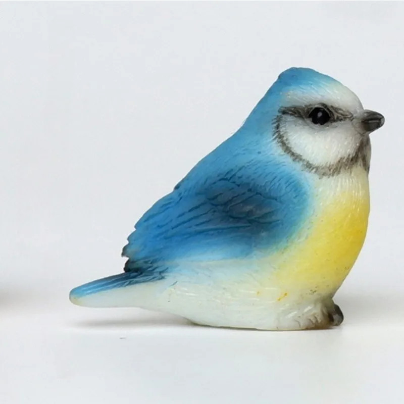 1Pc Outdoor Statues, Robins, Resin Handicrafts, Suitable for Moss Potted Plants/