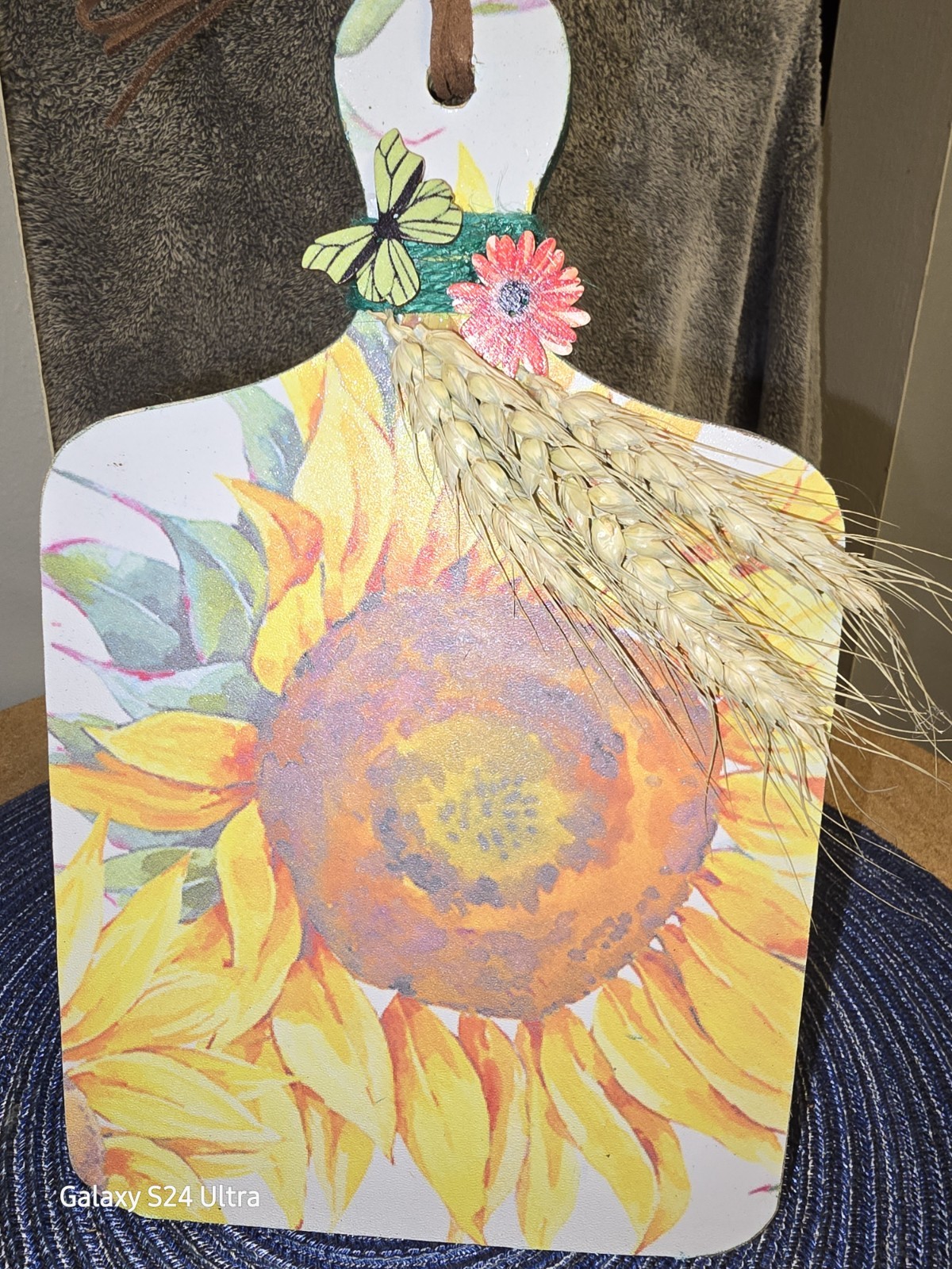 Sunflower Decorative Cutting Board Handmade