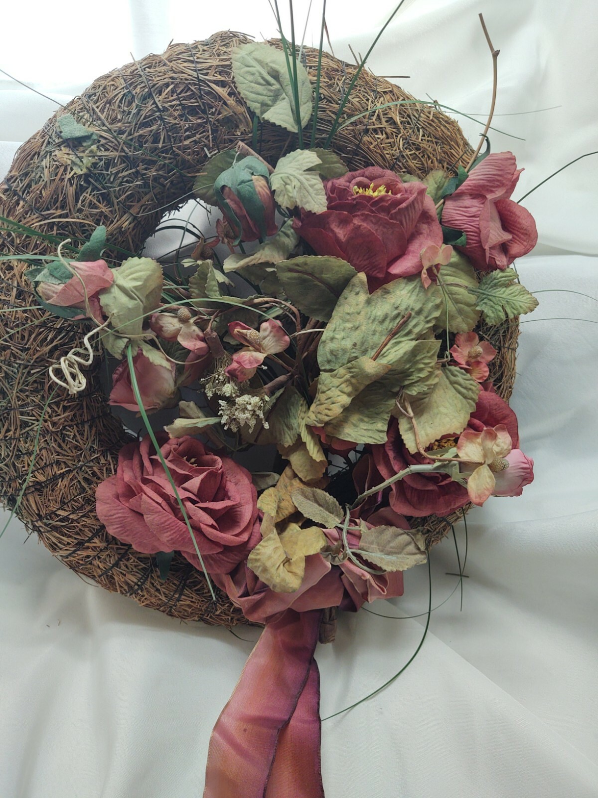 Floral Wreath Spring Summer Fall Door Wall Decoration