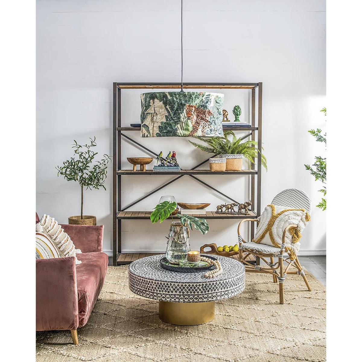 A&B Home 420023-AB Olive Tree Green Faux Plant