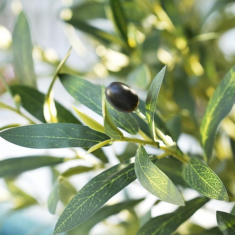 Lifelike Faux Olive Tree Home Office Indoor Outdoor Decor Housewarming Gift New