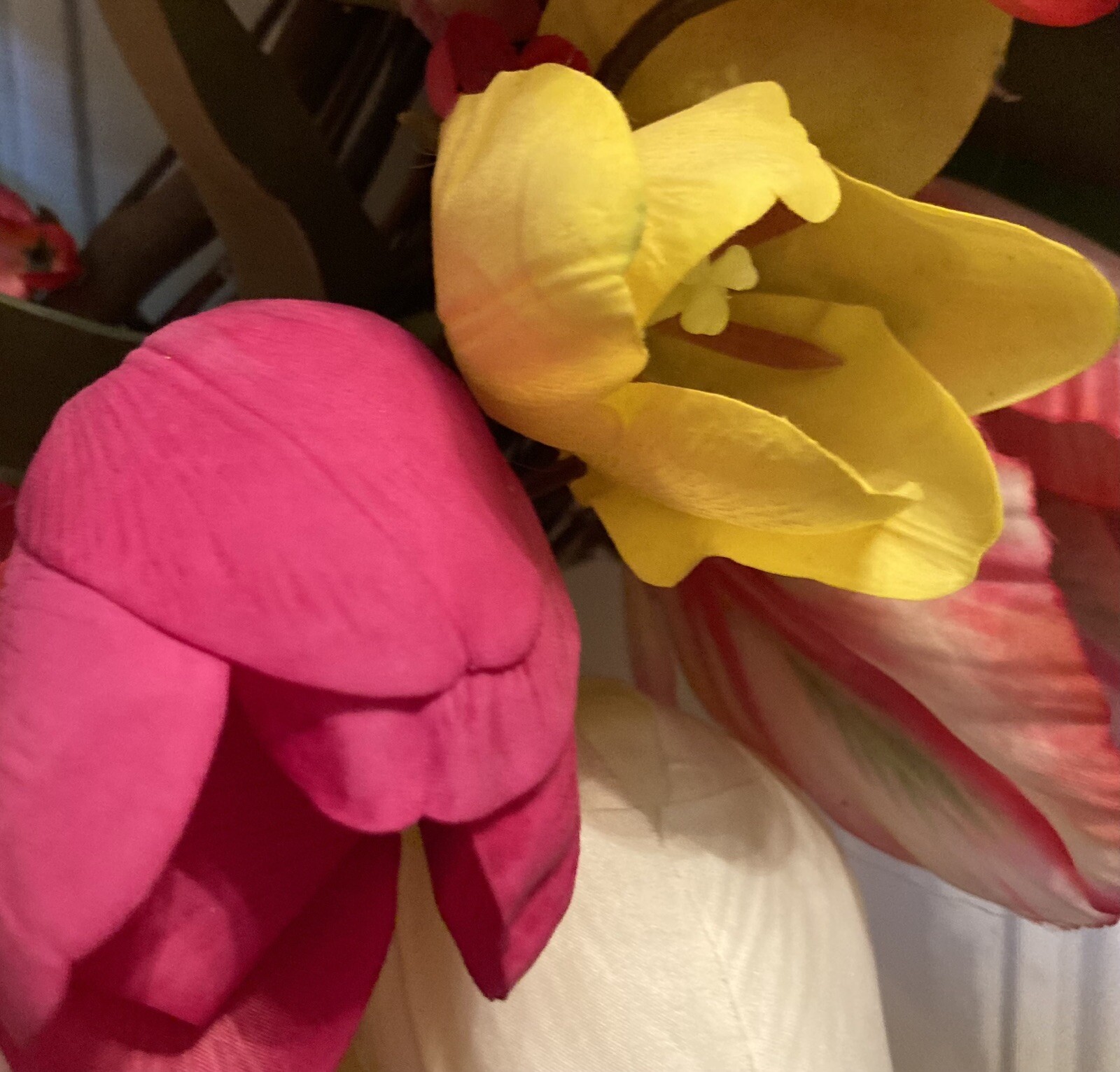 Extravagant And Colorful Tulip Wreath