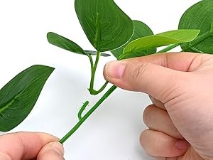 2Pcs Fake Vines Artificial Ivy Garland with Faux Pothos Leaves | Fake Plants