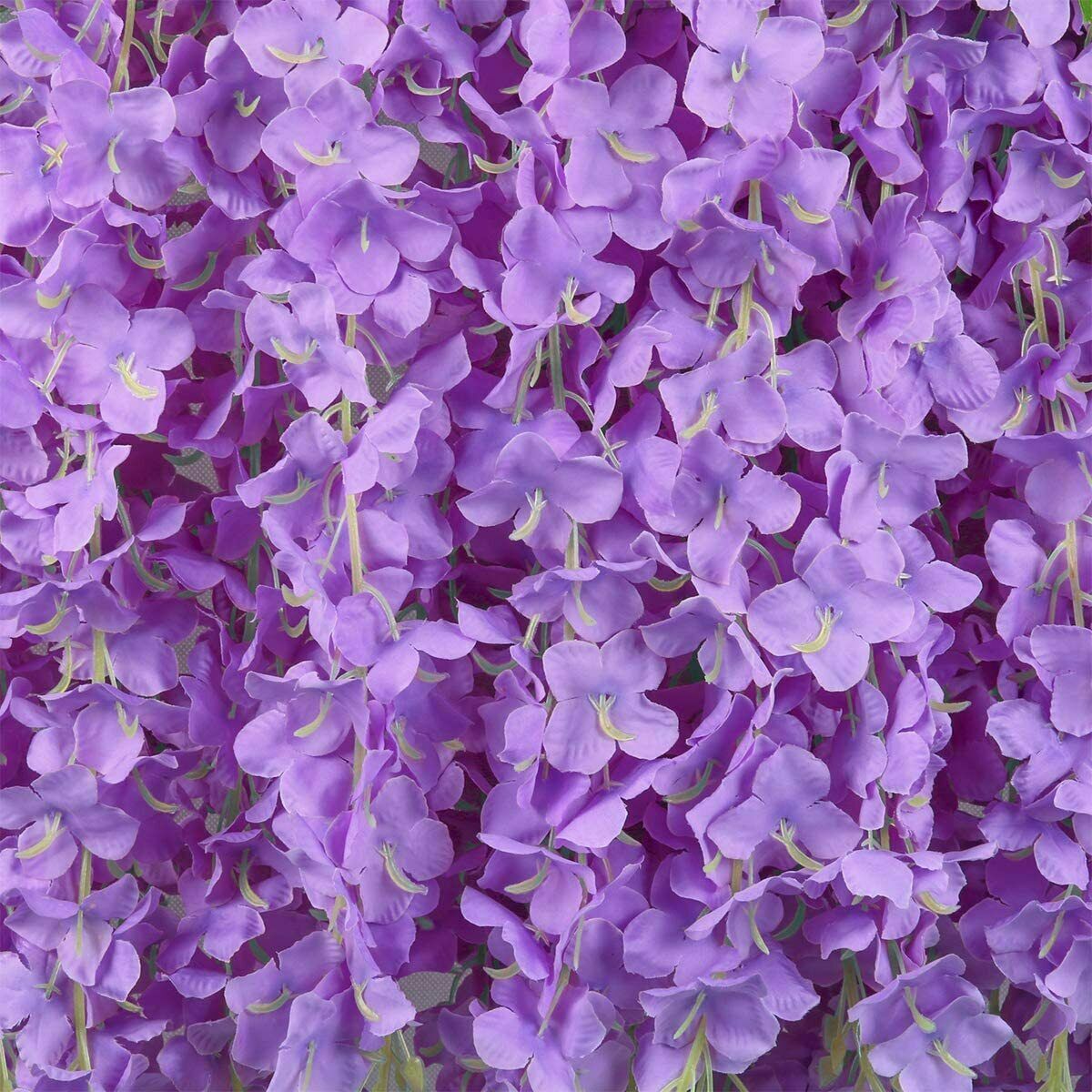 12× Purple 3.6Ft Artificial Wisteria Hanging Garland Flower Garden Wedding Decor