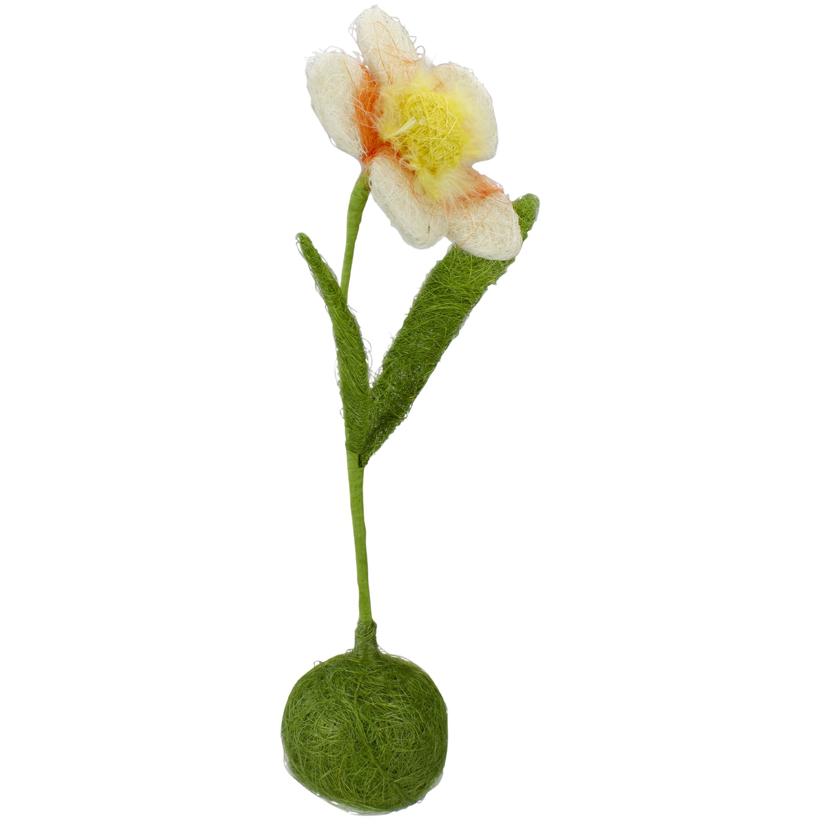 Northlight 19″ Green, Yellow and Orange Spring Floral Table Top Decoration