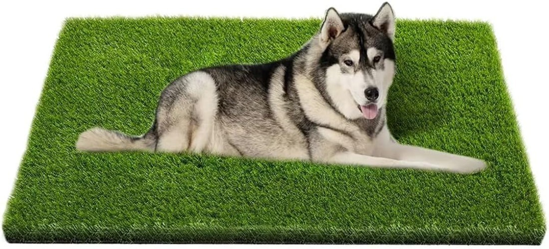 Eco-Friendly Artificial Grass Mat for Indoor & Outdoor Pet Use – 47.3 x 31.5 in