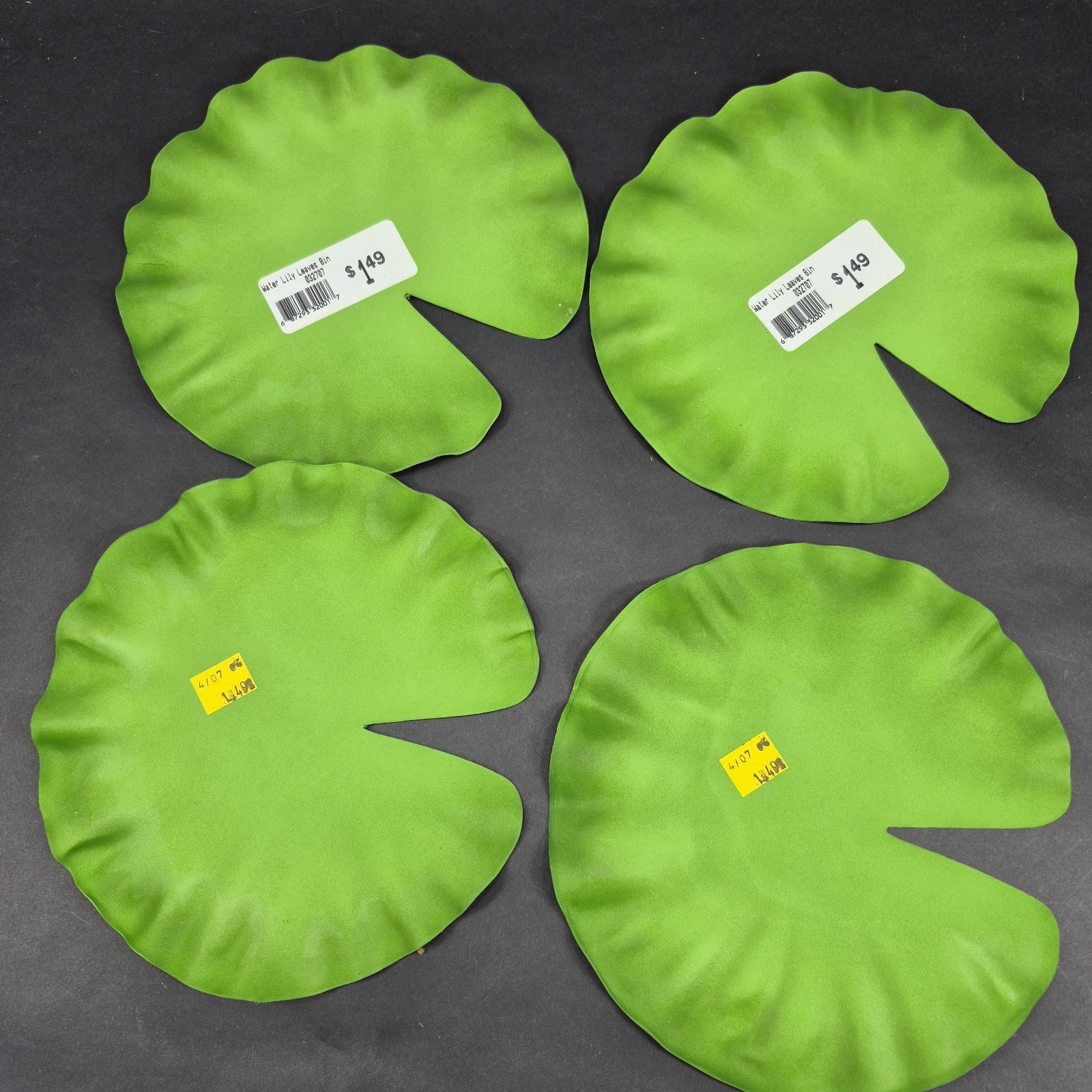 16PCS Artificial Lily Pads Floating Pond Flowers Lotus Plants Aquarium Decor Set