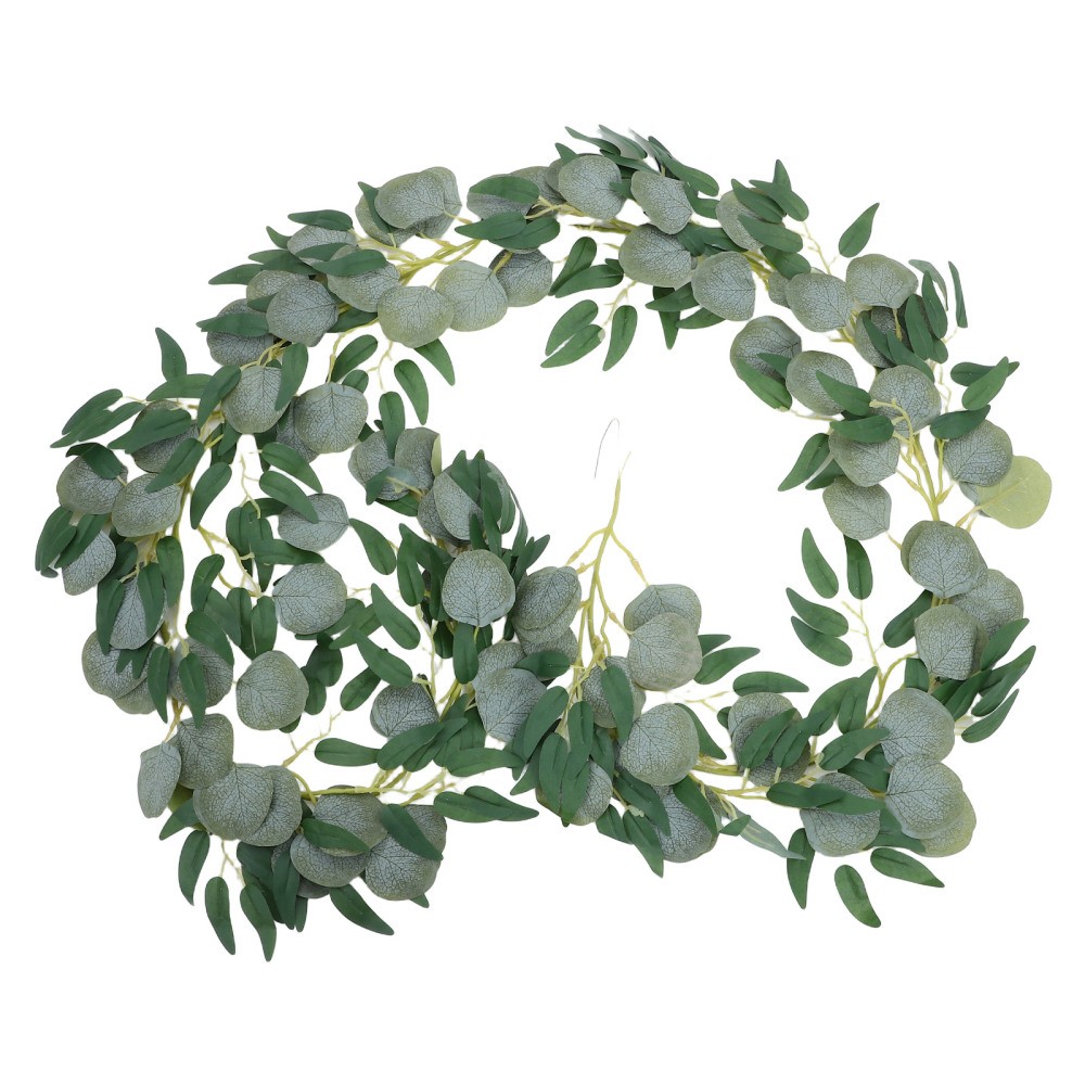Simulated Vine Rattan Artificial Vines Eucalyptus Garland Leaf Strip