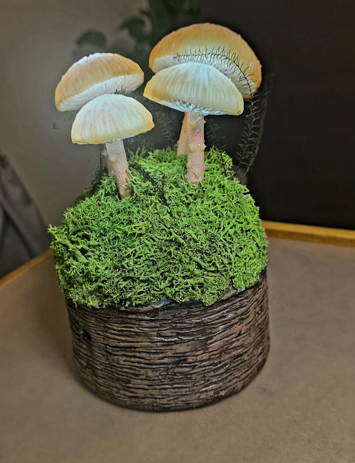 Mushroom “Fungi” Table Light Battery Operated Whimsical Cottagecore