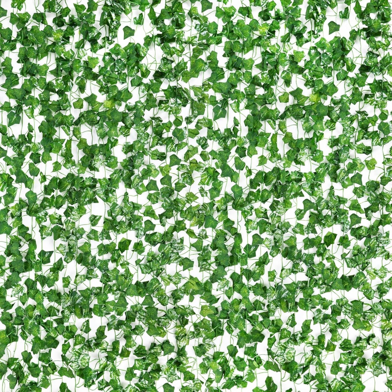 24 Pack 158ft Fake Vines W/ Leaves Bedroom Artificial Ivy Garland Fake Ivy