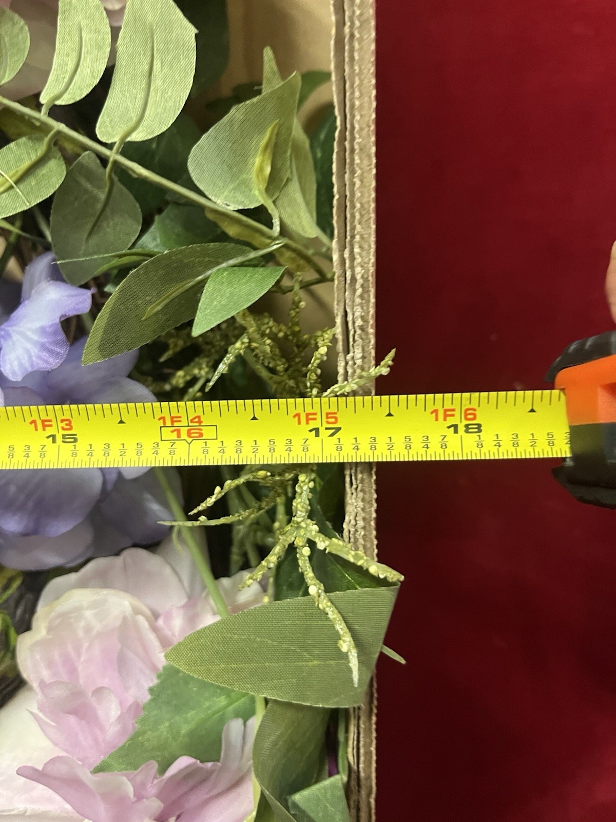 17″ Rose, Hydrangea, Peony Colorful Wreath, Holiday, Spring, Floral