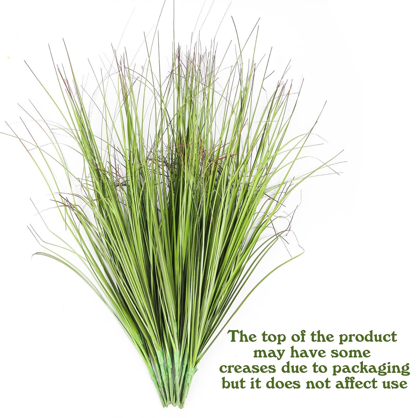 12pcs Artificial Grass Plants,19.68″ Faux Shrubs Wheat Grass Greenery Stems F…