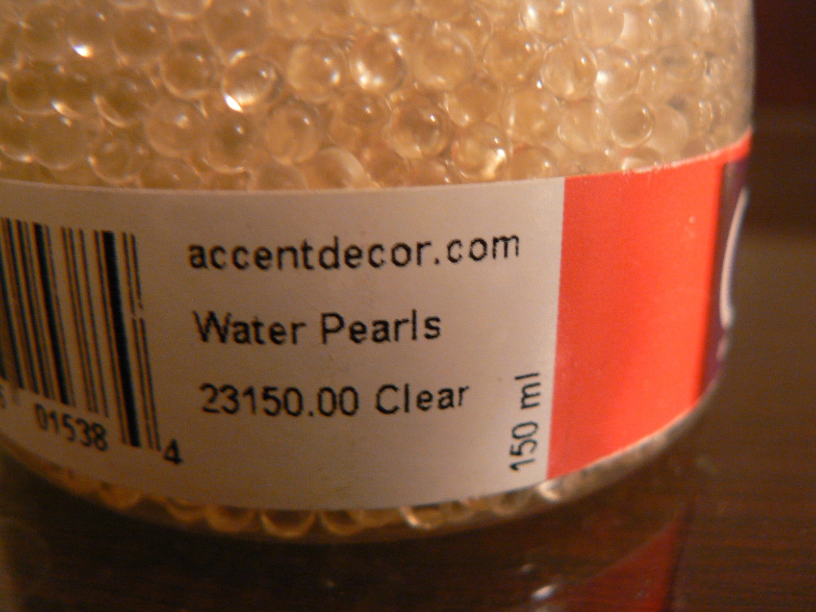 Water Pearl Beads-Vase Filler Flowers, Bulbs-Clear- Just add water to swell