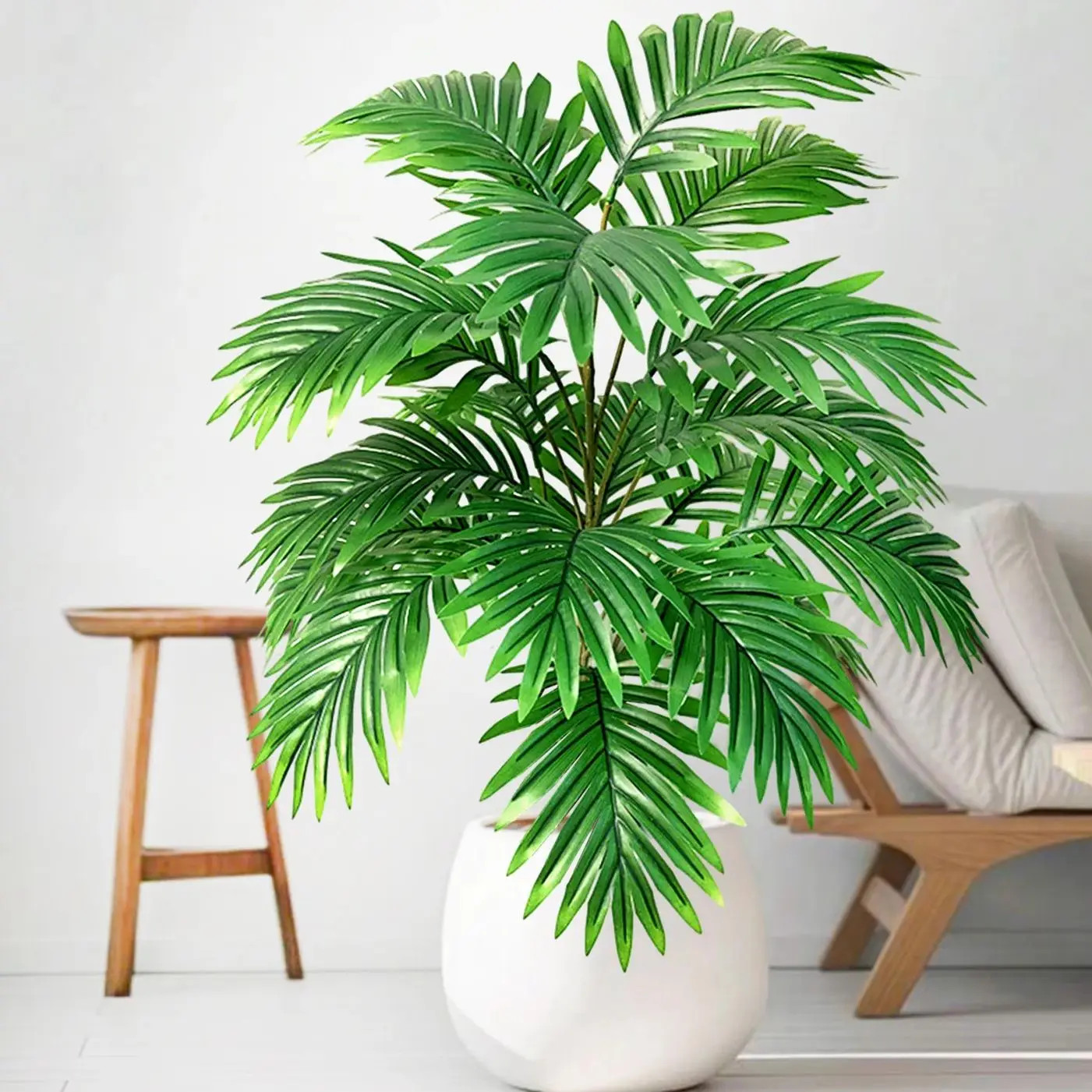 53-123cm Artificial Palm Tree Tropical Green Fake Plant Home Garden Decor