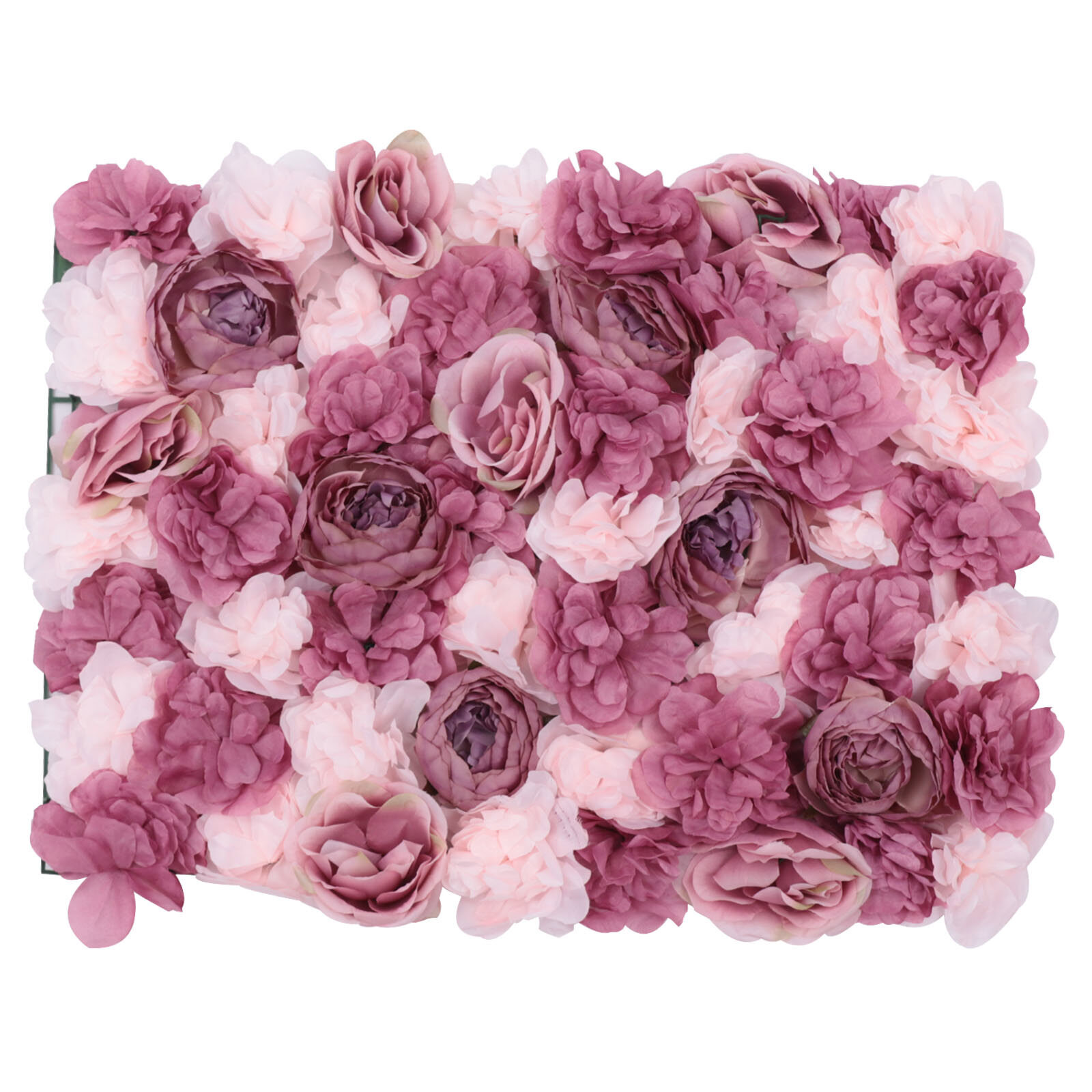 6Pcs Elegant Artificial Fake Rose Silk Pink+ Mauve Flower Indoor Warm Decor Gift