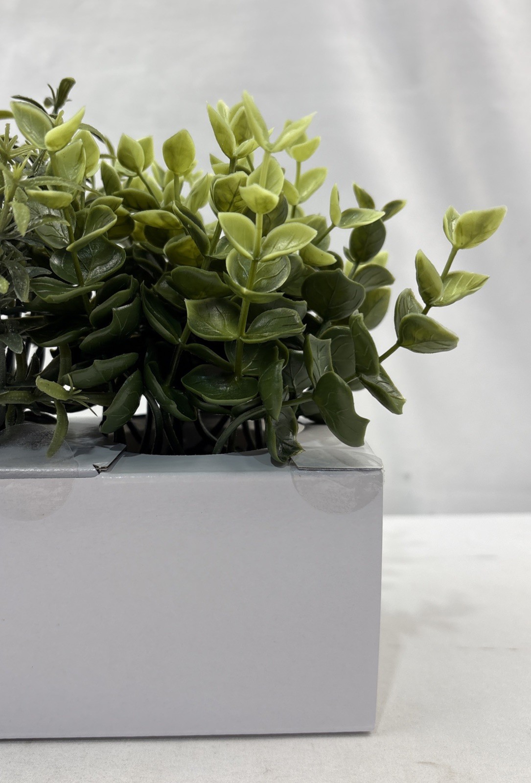 Room Essentials Three Herb Artificial Plants in White Pots. New