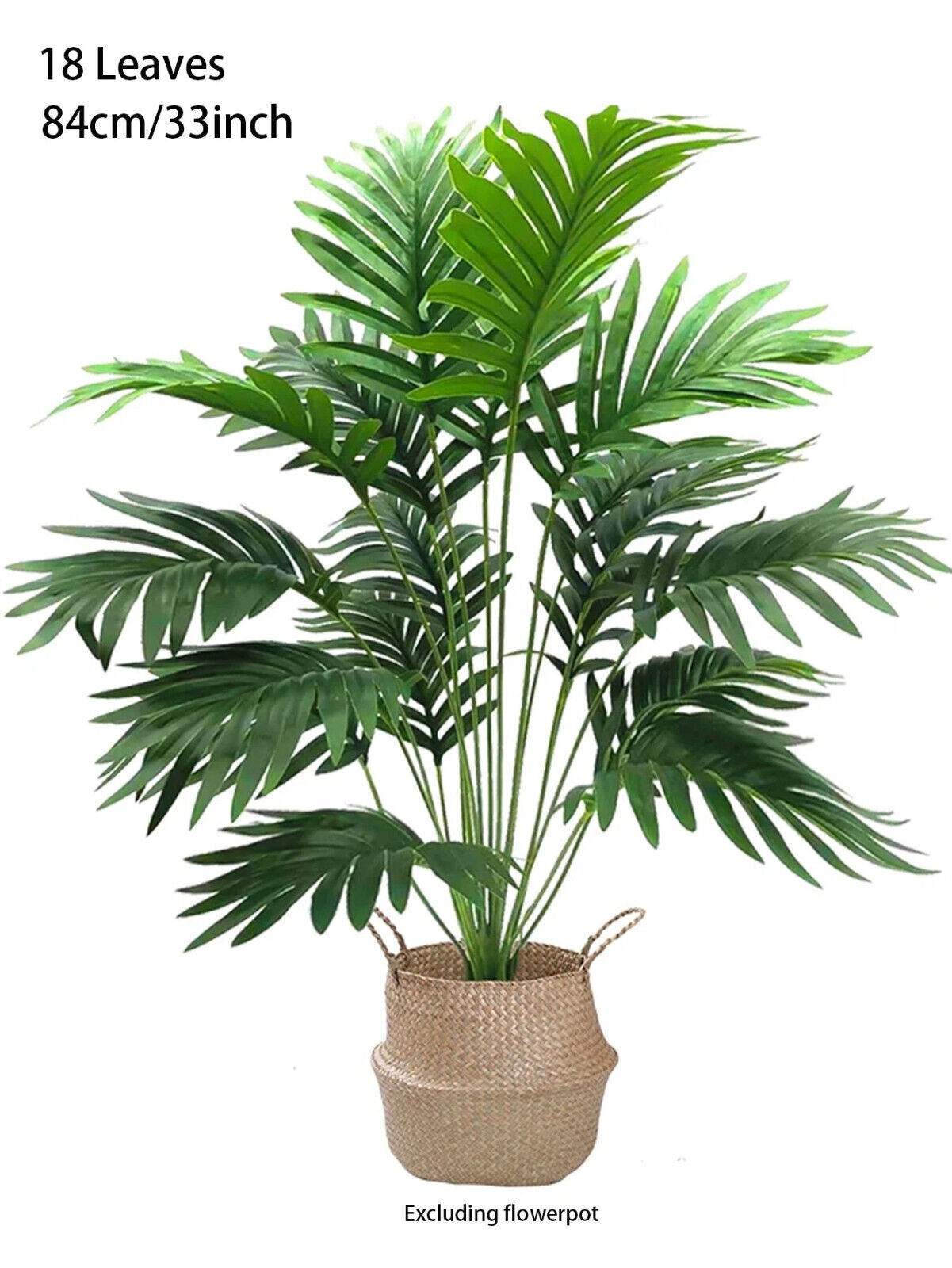 Large Artificial Plastic Palm Tree, Home, Office, Multiple Sizes.