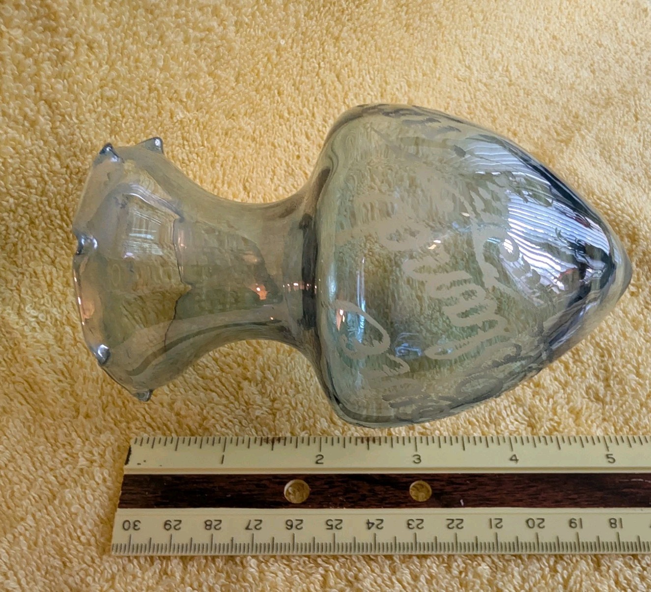 VINTAGE Treasure Island SF CA Wall Sconce Propagation Planter Bulb Glass Vase