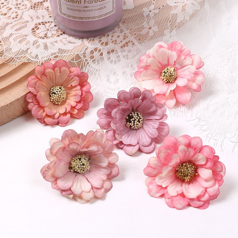 Lotus Artificial Silk Head Flowers Wedding Home Party Decoration Flower 10-20pcs
