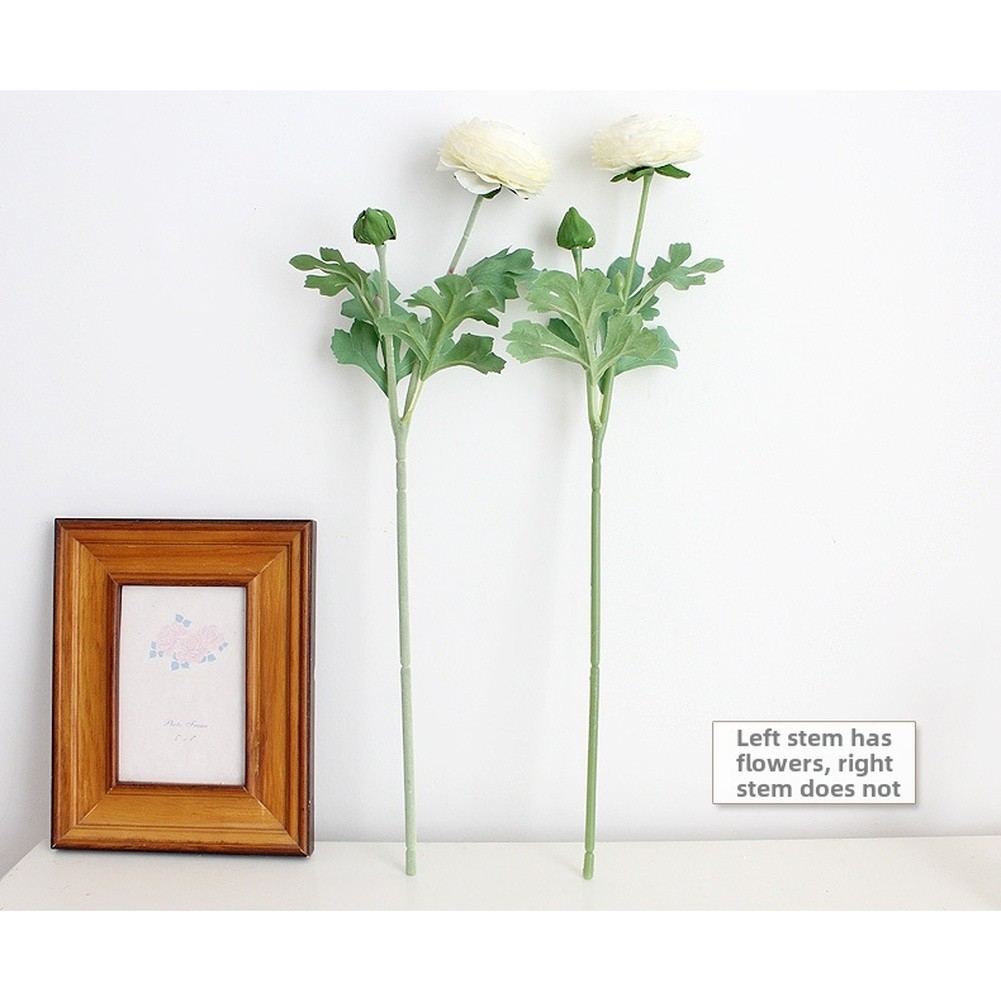 Silk Peony Artificial Flower with Flexible Stem for Custom Arrangement 52x10cm