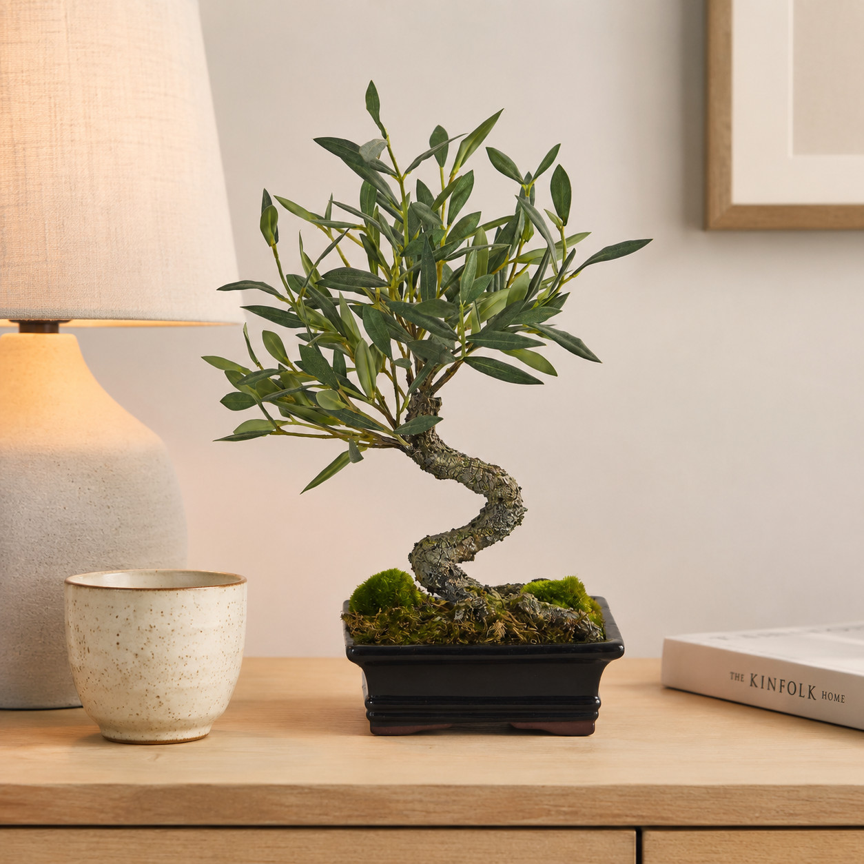 13″ Mini Olive Artificial Bonsai Tree