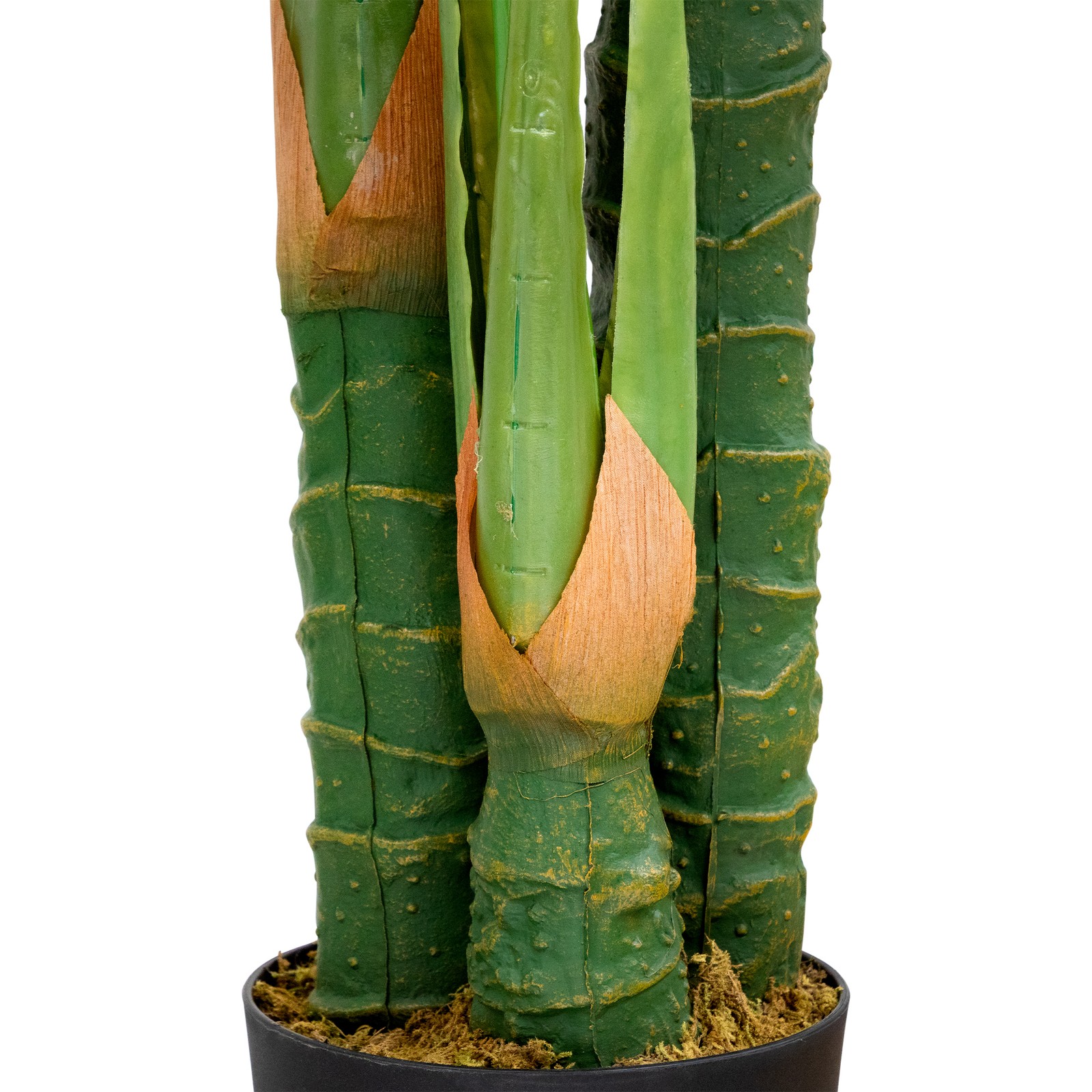 Northlight 49 Two Tone Green Wide Taro Leaf Artificial Potted Floor Plant