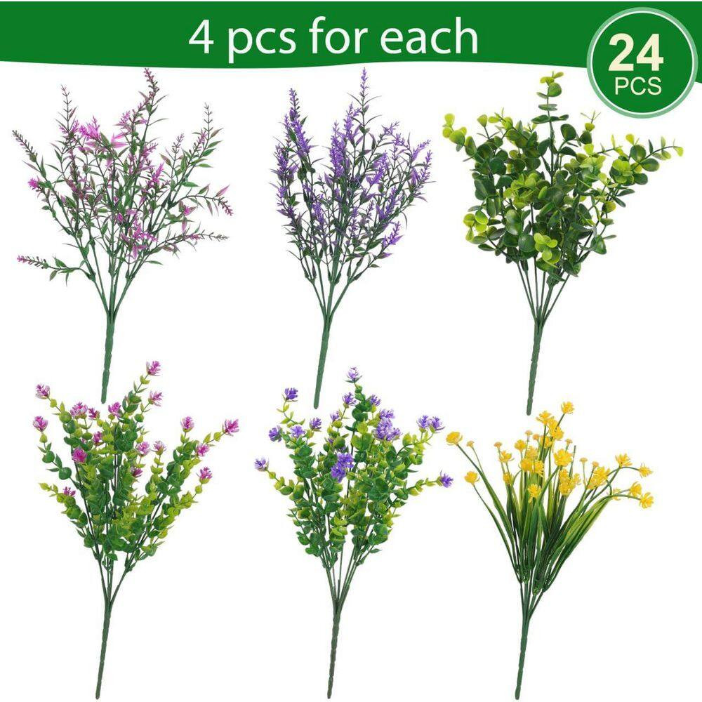 3 In. H Multiple Color Artificial Daisy Flowers for Indoor and Outdoor Decor