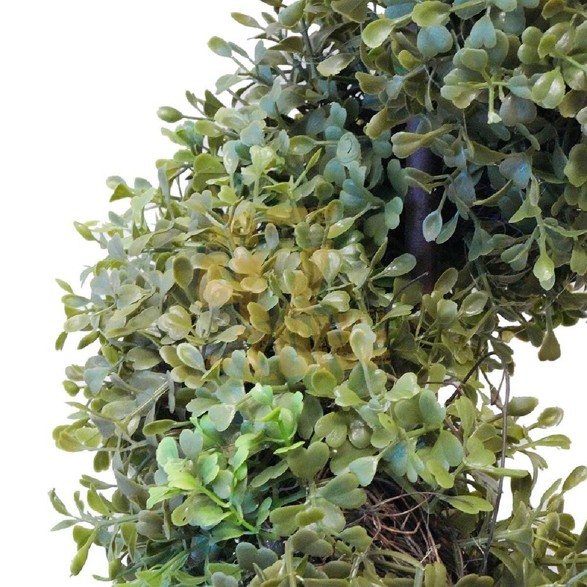 Spiral Boxwood Topiary Green Gray Artifical Indoor Outdoor Garden Home Decor