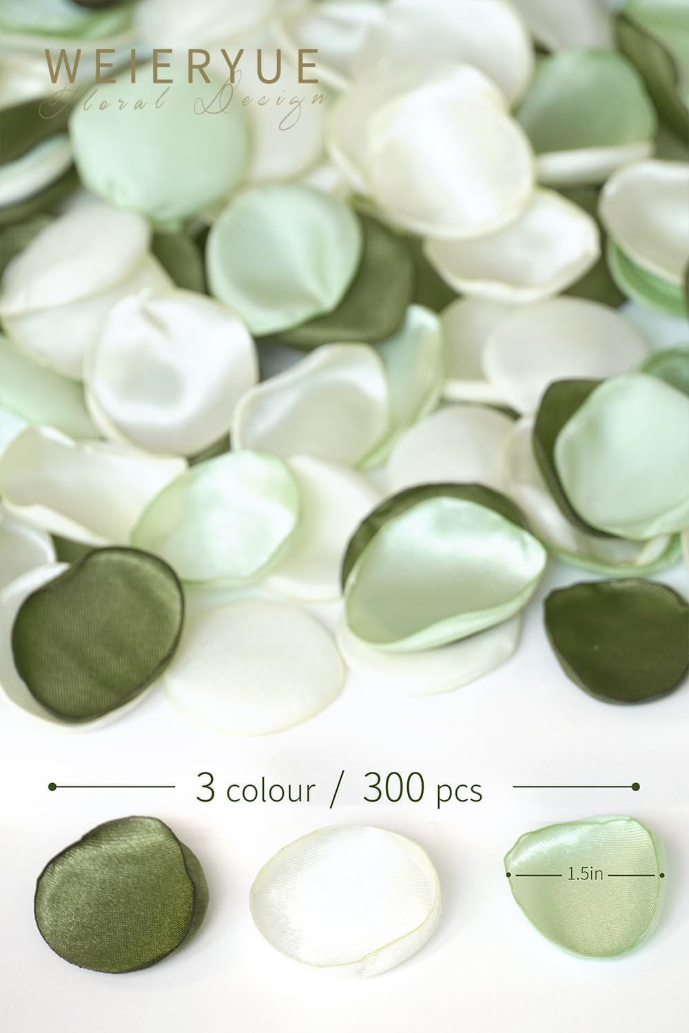 300PCS Silk Rose Petals,Beautiful Realistic Scatter Rose Petals Romantic Night D