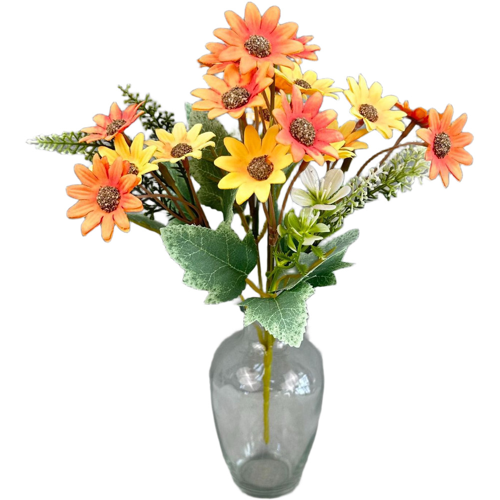 20 Daisy Artificial Flowers in Assorted Colors for Wedding Home Decor Use
