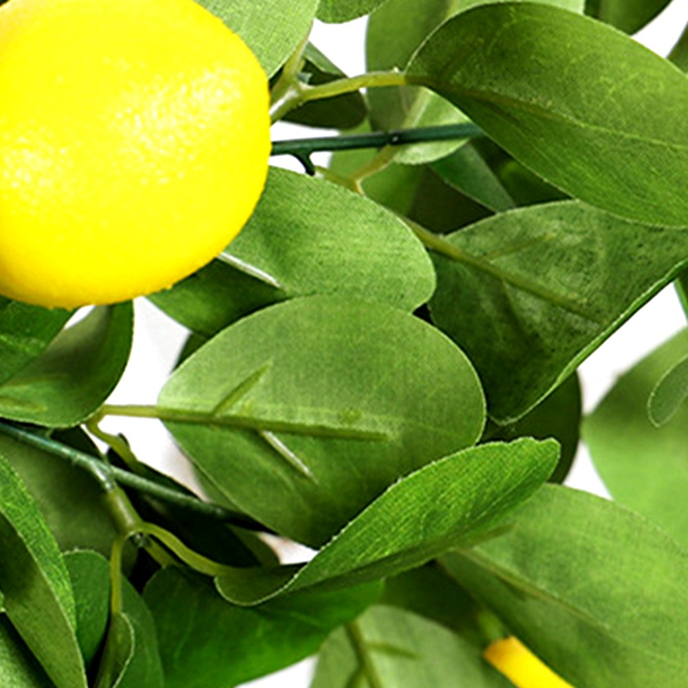 Artificial Branch Yellow Fake Leaves Branch Artificial Floral Hanging