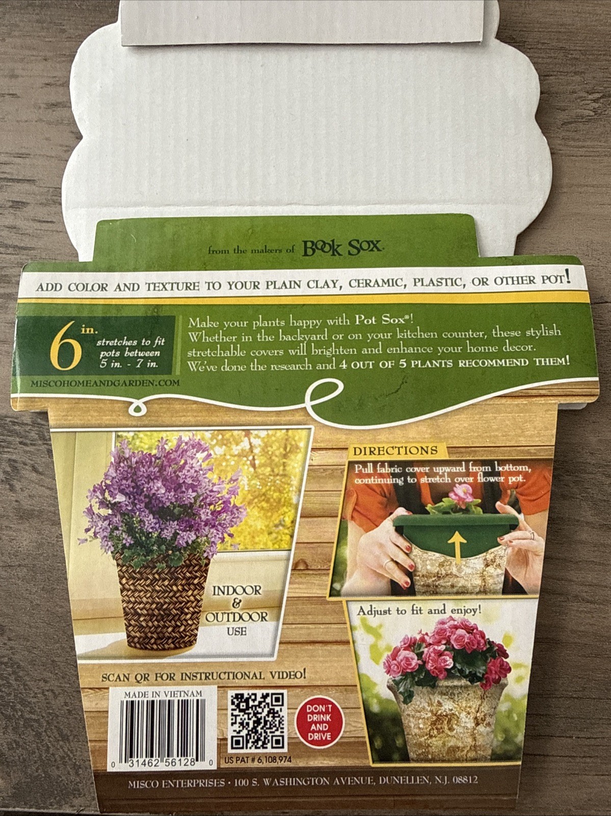 3 Pot Socks 8”,6”, And 4” Pot Sizes. Makes Your Plants Happy!