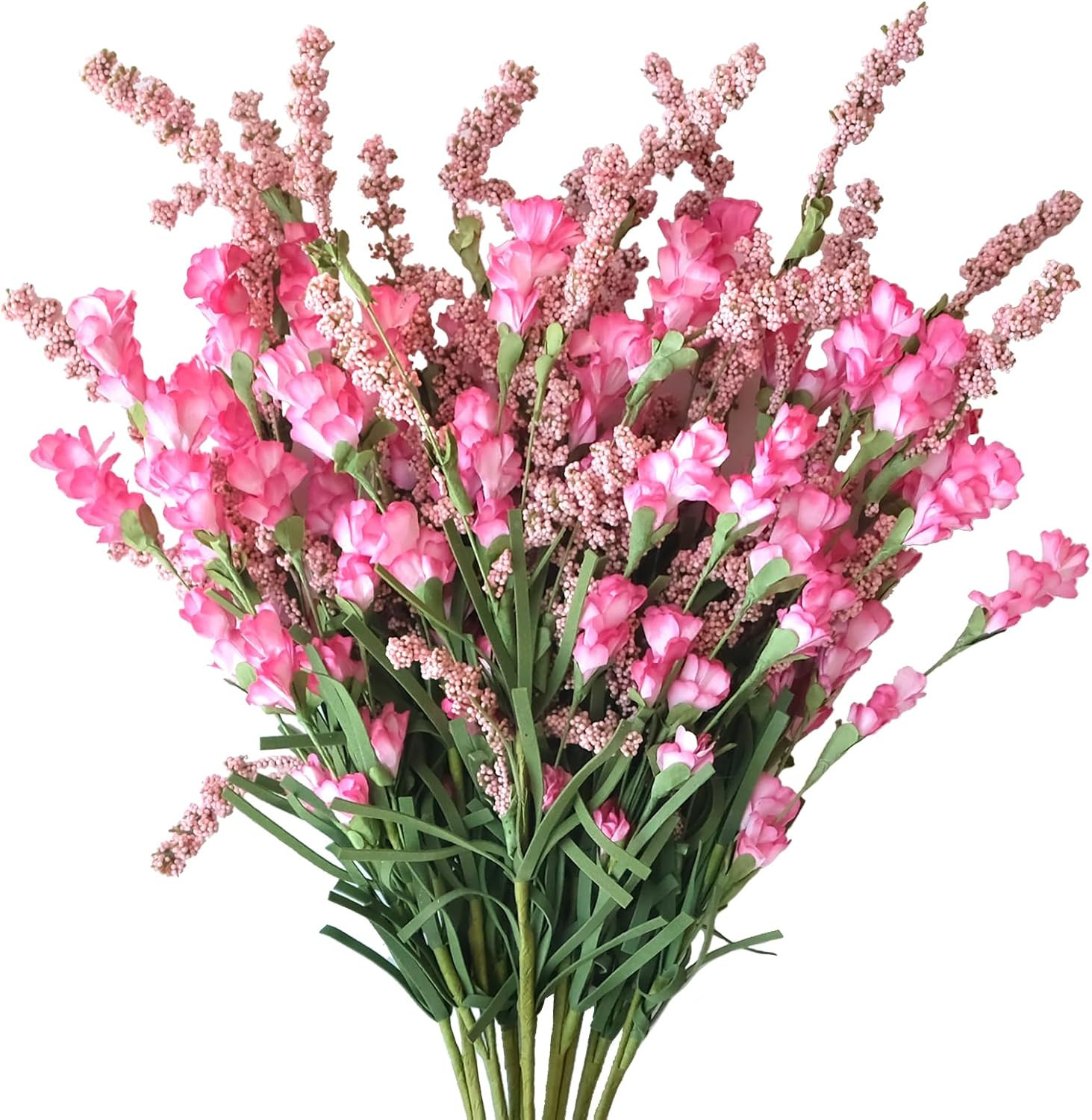 10Pcs Artificial Flower Bulk Spring/Summer Flowers Wedding Party Vase Bouquet Fl