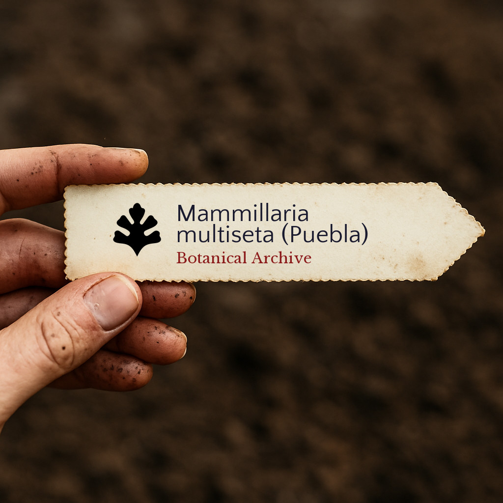 Mammillaria multiseta (Puebla) SEEDS – Rare Cactus SEEDS