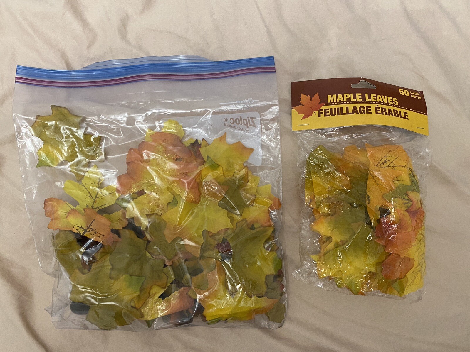 Maple Leaves Fall Foliage Faux Leaves Harvest Autumn Decoration Over 50 Decor