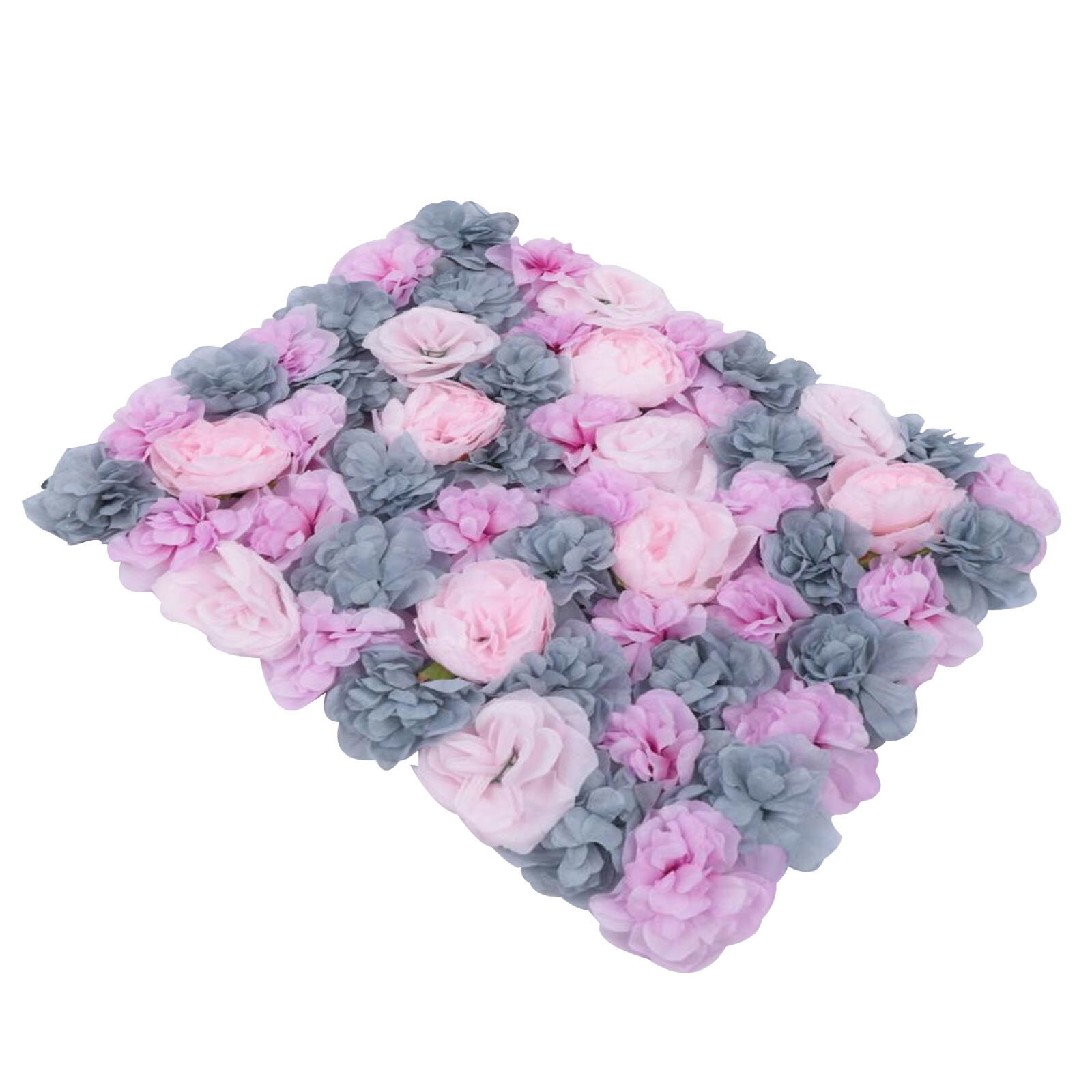 24X16in 6pcs Artificial Flower Walls, Wall Flower Silk Rose for Wedding,Party
