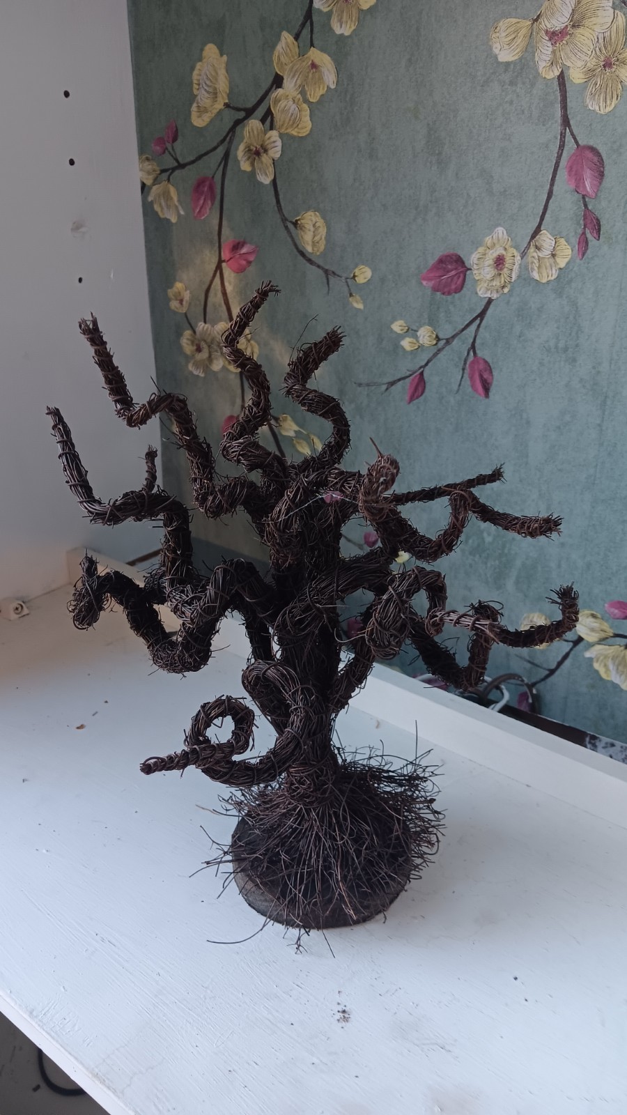 Natural Genuine Brown Wood Root Halloween Ornament
