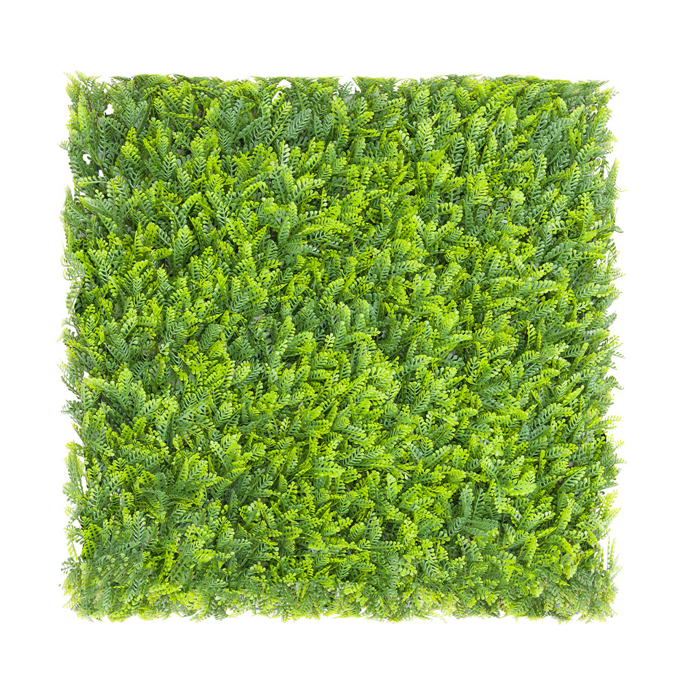 20in Artificial Faux Mimos Leave Mat Wall Hedge Decor Privacy Fence Panel Grass