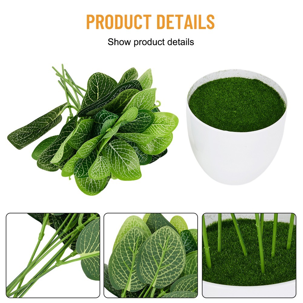 Artificial Foliage Plant Vivid Color Bring Freshness to Your Home or Shop